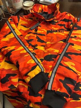 Humble Orange Camouflage  Winter Jacket